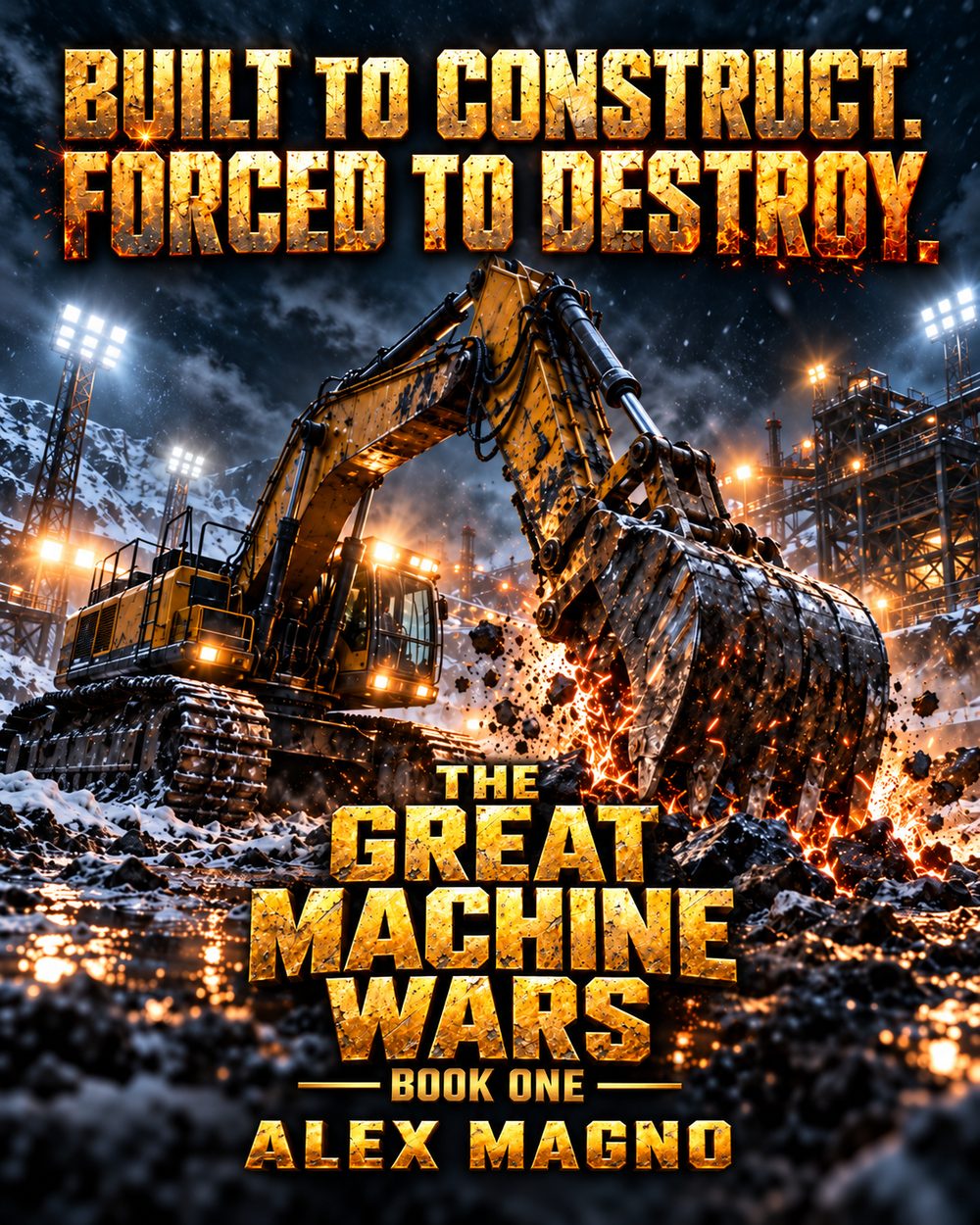Poster: Built to construct. Forced to destroy.