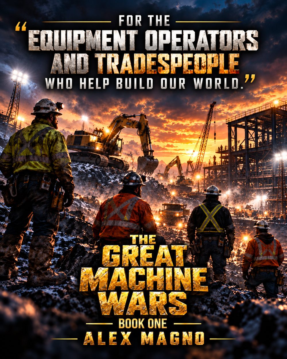 Poster: For the equipment operators and tradespeople who help build our world.